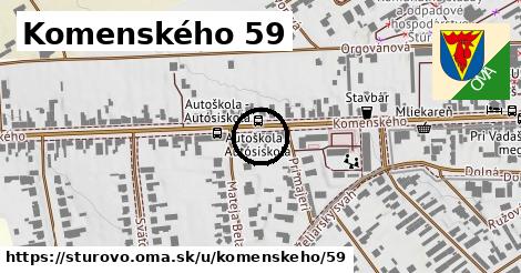 Komenského 59, Štúrovo