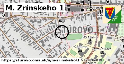 M. Zrínskeho 1, Štúrovo