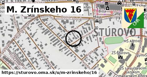 M. Zrínskeho 16, Štúrovo