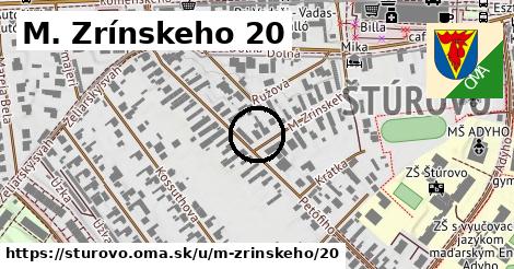 M. Zrínskeho 20, Štúrovo