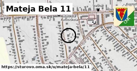 Mateja Bela 11, Štúrovo