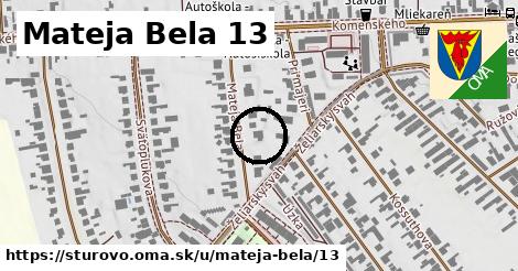 Mateja Bela 13, Štúrovo