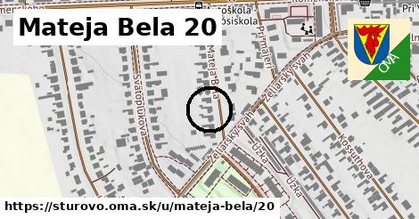 Mateja Bela 20, Štúrovo