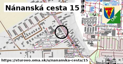 Nánanská cesta 15, Štúrovo