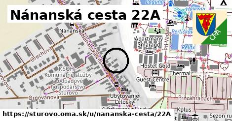 Nánanská cesta 22A, Štúrovo