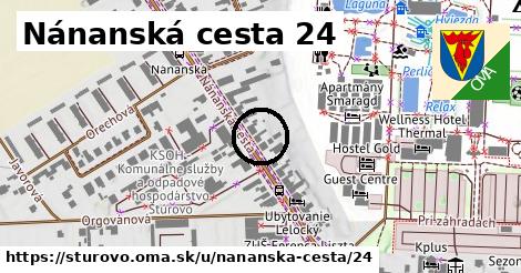 Nánanská cesta 24, Štúrovo