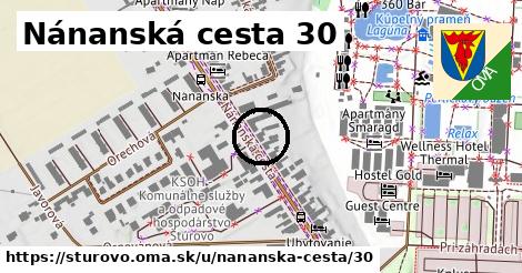 Nánanská cesta 30, Štúrovo