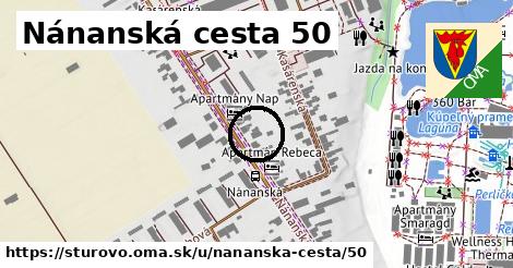 Nánanská cesta 50, Štúrovo