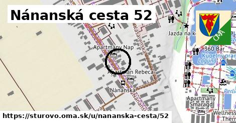 Nánanská cesta 52, Štúrovo