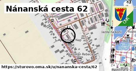 Nánanská cesta 62, Štúrovo