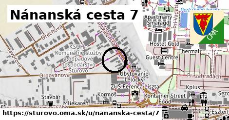 Nánanská cesta 7, Štúrovo