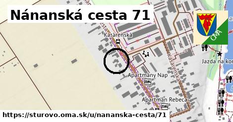 Nánanská cesta 71, Štúrovo