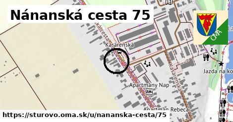 Nánanská cesta 75, Štúrovo