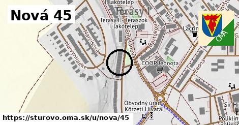 Nová 45, Štúrovo