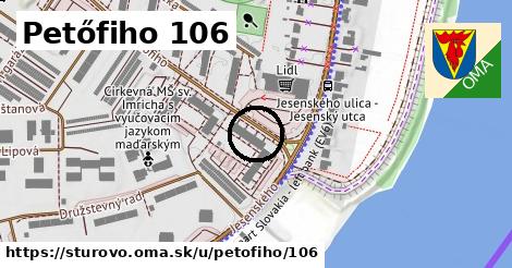Petőfiho 106, Štúrovo