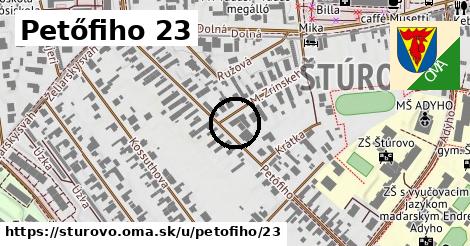 Petőfiho 23, Štúrovo