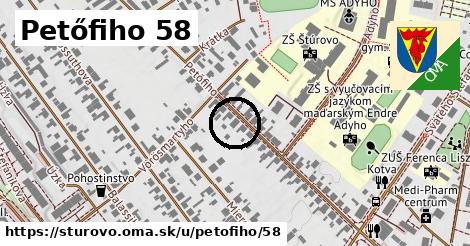 Petőfiho 58, Štúrovo