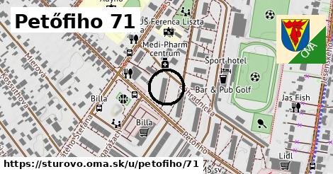 Petőfiho 71, Štúrovo