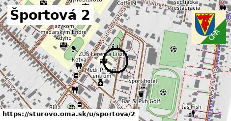 Športová 2, Štúrovo