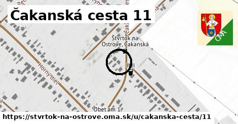 Čakanská cesta 11, Štvrtok na Ostrove