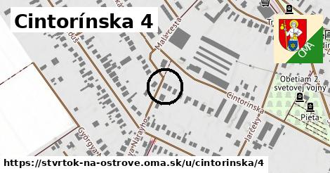 Cintorínska 4, Štvrtok na Ostrove