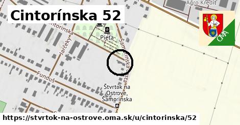 Cintorínska 52, Štvrtok na Ostrove