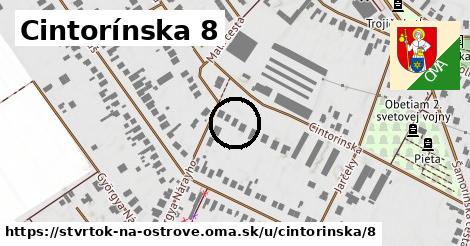Cintorínska 8, Štvrtok na Ostrove