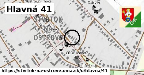 Hlavná 41, Štvrtok na Ostrove