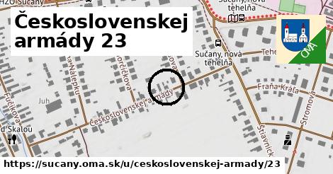 Československej armády 23, Sučany