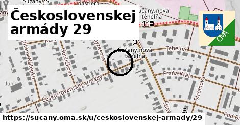 Československej armády 29, Sučany