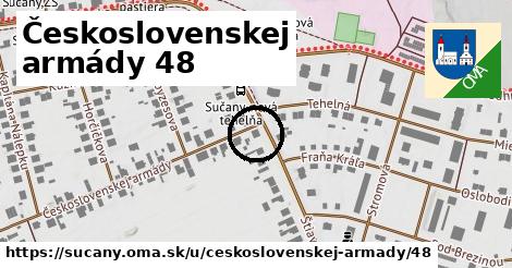 Československej armády 48, Sučany