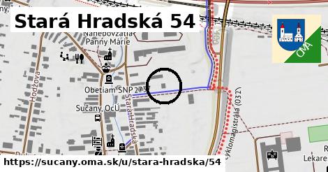 Stará Hradská 54, Sučany