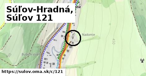 Súľov-Hradná, Súľov <span class="supisne">121</span>