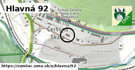 Hlavná 92, Šumiac