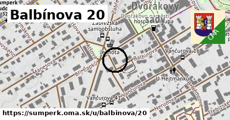 Balbínova 20, Šumperk