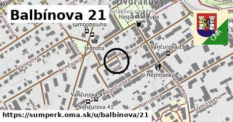 Balbínova 21, Šumperk