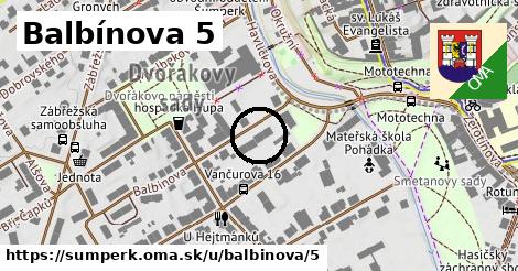 Balbínova 5, Šumperk