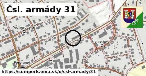 Čsl. armády 31, Šumperk