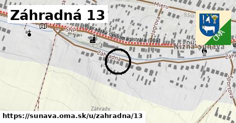 Záhradná 13, Šuňava