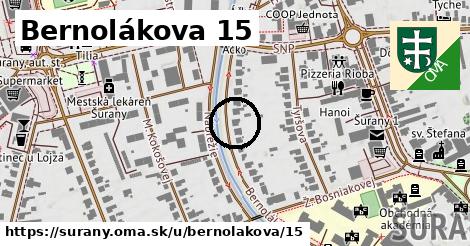 Bernolákova 15, Šurany