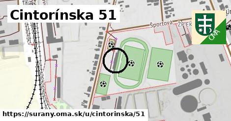 Cintorínska 51, Šurany