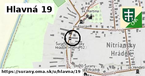 Hlavná 19, Šurany