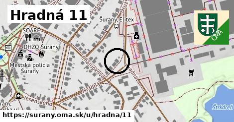 Hradná 11, Šurany