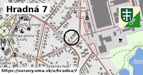 Hradná 7, Šurany