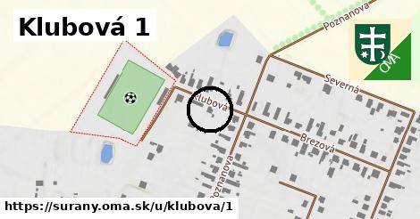 Klubová 1, Šurany