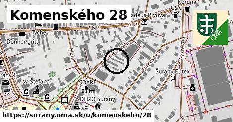 Komenského 28, Šurany