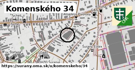 Komenského 34, Šurany