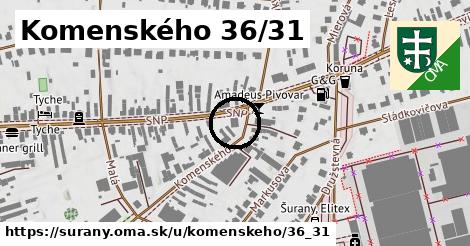 Komenského 36/31, Šurany