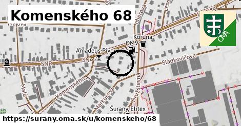 Komenského 68, Šurany