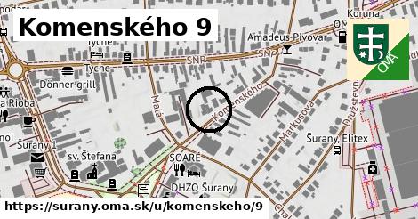 Komenského 9, Šurany